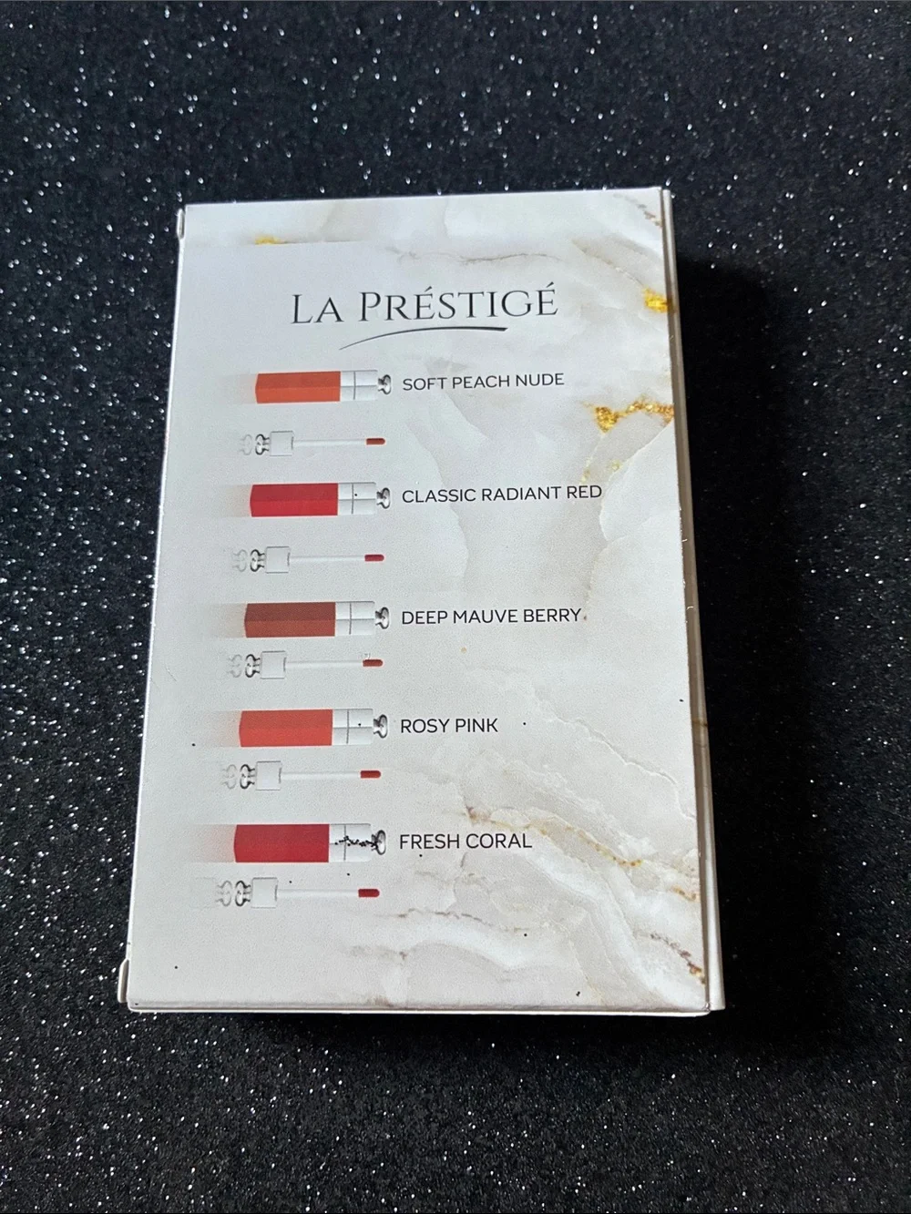 La Prestige Radiant Gloss Liquid Lip Set - Pink & Coral Shades
